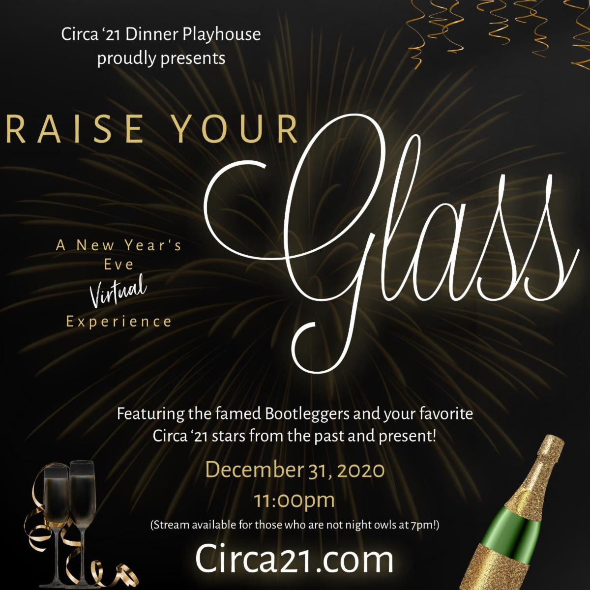 "Raise your glass" at Circa '21
